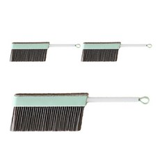 롱 슬리브 겸용 길이조절 브러쉬 8 x 31 x 5.5 cm, 민트 그린, 3개