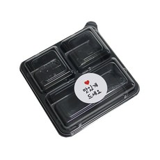 餐盒 AJ GO-3 100入+請享用圓形貼紙 白色 100入, 1套