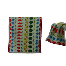 史密斯兄弟蔬菜洗臉巾+手巾套組, 混色, 1套