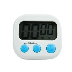 톡톡 미니 스톱워치, 01(화이트 + 블루), 1개