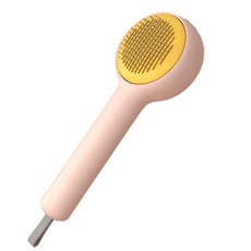 狗狗貓咪梳子刷子, 粉色的, 1個