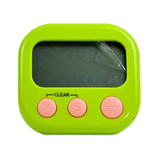톡톡 미니 스톱워치, 04(그린 + 핑크), 1개