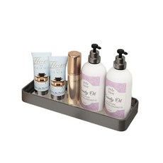 Moneyjoy 穿孔浴室架儲物架 35cm, 1個, 黑色的