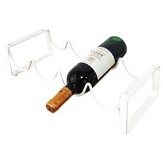鐵製4格酒架, 白色的, 1個