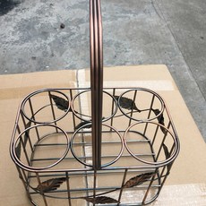復古鐵製啤酒葡萄酒架, 青銅, 1個