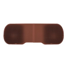 옐로플 자동차 실리콘 쿨 시트 방석 뒷자리용, 다크브라운, 1개