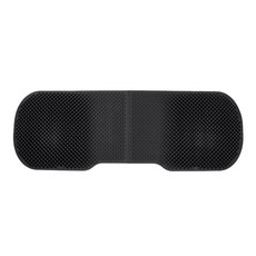 옐로플 자동차 실리콘 쿨 시트 방석 뒷자리용, 블랙, 1개