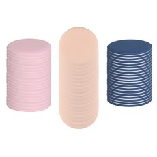 Tenegeur 3色氣墊粉撲 3種*20入組, 淺粉色、象牙色、藍色, 1套