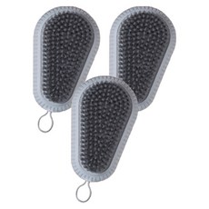 Roots 方便的衣服刷灰色 7 x 2 x 15 厘米, 3個, 1件