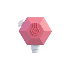 와치닷 반려동물 샤워 브러쉬, 핑크, 1개