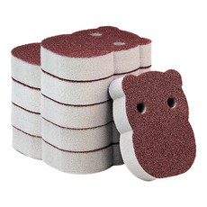 합구 탄 자국 제거 수세미 곰돌이, 1개, 10개입