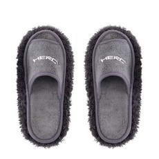 Leehansun LivingScience 超細纖維防塵拖把拖鞋灰色, 1個, 灰色