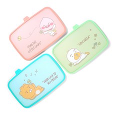 HANALiVING Kakao Friends圖案橢圓砧板組, 1套, 3種砧板+搖籃