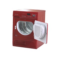 코스텔 레트로 전기 의류건조기 8kg 소형 빈티지레드 방문설치, CRC-080GNRD