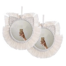 花邊貓形牆鏡 2p, 單色