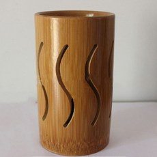 Potegar 原木餐具筒, 棕色, 3個