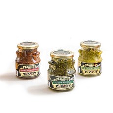 SANTINI 香蒜羅勒 275g + 朝鮮薊 275g + 曬乾番茄 275g 套餐, 1套