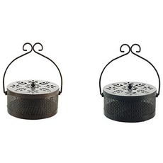 提把蚊香盒, 黑色+棕色