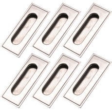 Pop MINDS長方形不鏽鋼隱藏式把手 96mm, 6個