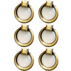 Pop MINDS現代簡約環形家具把手 金色霧面, 6個