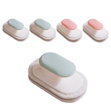 Lalamiz 北歐多用途洗碗菜瓜布 矽膠 棉 壓克力 D86 隨機出貨, 5個, 1入