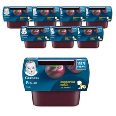 거버 1단계 이유식 112g, 푸룬, 8개