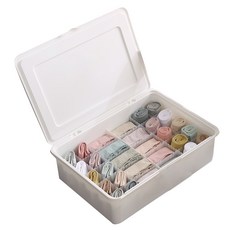 30格內衣內褲收納箱 YT_RA1499 白色, 1個