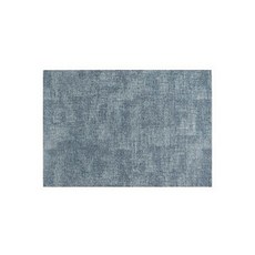 Kitchen Awesome 亞麻圖案防水餐墊, 牛仔藍, 30 x 43 cm