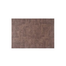 키친어썸 린넨패턴 방수 식탁매트, 다크브라운, 30 x 43 cm, 1개