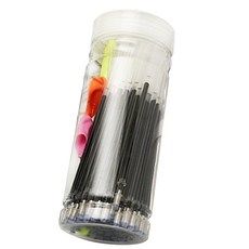 原子筆筆芯套組, 黑色（筆芯、筆）、隨機發貨（筆架）