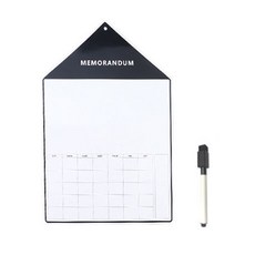 라니핏 귀여운 자석 달력 보드 블랙하우스 + 마카펜 세트