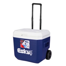 Esky 推車式保溫冰桶 YJ27, 深藍色, 52L