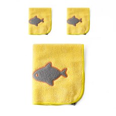 라라미즈 고급스러운 북유럽 다용도 카페 면 행주 물고기 H80, 3개