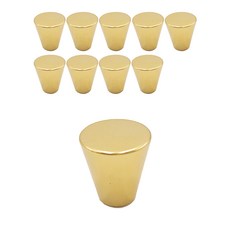 Pop MINDS鋁製簡約抽屜門把手 金色 20mm, 10個