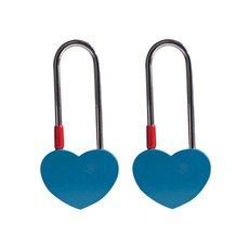 Pop MINDS愛心情侶長鎖 藍色, 2個