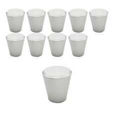 Pop MINDS鋁製簡約抽屜門把手 銀色 20mm, 10個