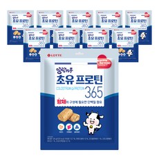 LOTTE 樂天 365初乳蛋白牛奶糖, 120g, 10袋