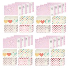 POPO FANCY 印花橫式信封袋 5款 16入, 1組