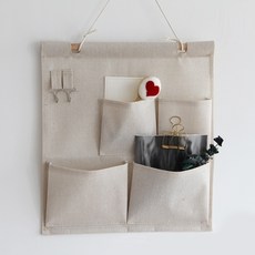 壁掛收納袋, 淺褐色