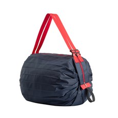 摺疊百褶運動肩背包, 海軍藍