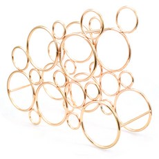 歐式鐵製酒架, 黃金, 1個