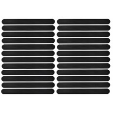 Rose Road浴室防滑貼片 黑色 2*38cm, 24個