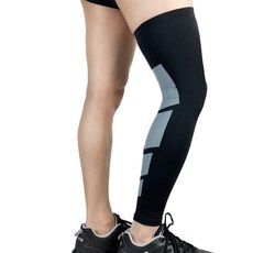 나야스타일 홈트레이닝 헬스 다리 보호대 블랙 YGYP-133-1 2p, 1세트