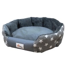 반려동물 모모 라운드 아이스 강아지집 쿨 매트, 별그레이, 1개