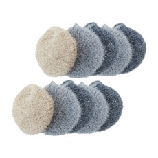 Sunwooland 銀色圓形雙層壓克力菜瓜布5件組, 10個