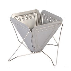 makeme 접이식 커피 깔때기, 실버, 1개