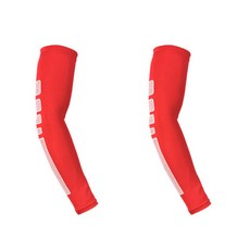 나야스타일 홈트레이닝 헬스 팔 보호대 레드 YGYP-111-4 2p, 1세트
