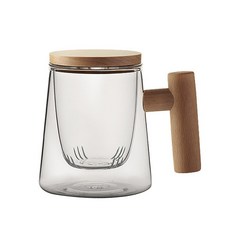 木質手把茶壺, 淺褐色, 300毫升