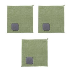 Brillihom廚房用除油抹布 綠色, 3個