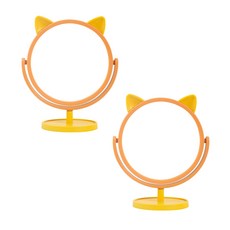 루시아이 야옹 탁상거울 2p, 옐로우